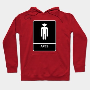 APES BATHROOM - Planet of the apes Hoodie